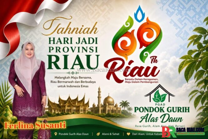 
					69 Tahun Riau, Ferlina Susanti Serukan Persatuan, Kemajuan dan Pelestarian Budaya