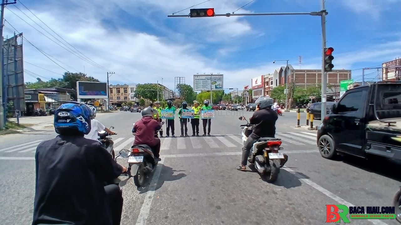 Dari Jalan untuk Keselamatan, Polantas Aceh Ajak Ojol Jadi Teladan Pengguna Jalan